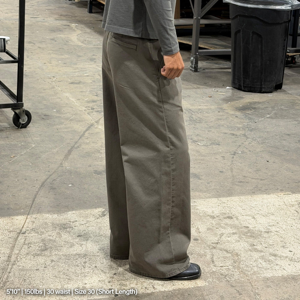 SHIBUYA WIDE-LEG CHINO PANTS