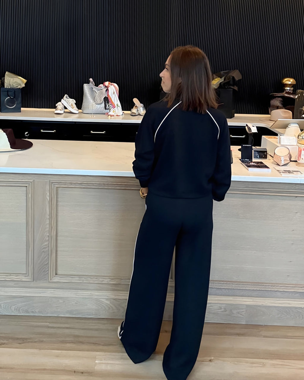 AirEssentials Pique Half Zip Jumpsuit