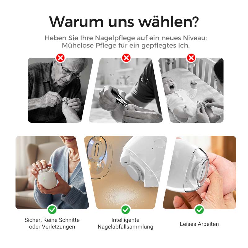 ✨Universelle automatische Nagelfeile für Erwachsene und Kinder👶🔧