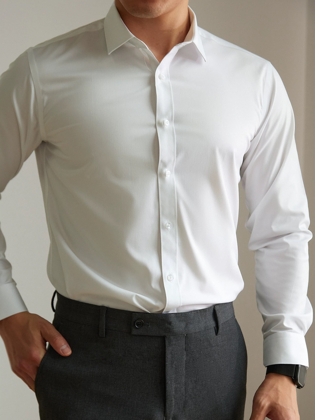 The "Limitless" Commuter Shirt - 4-Way Stretch & Non-Iron