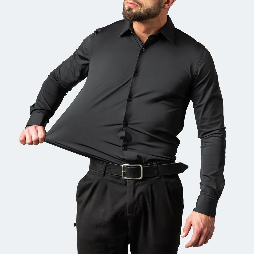 The "Limitless" Commuter Shirt - 4-Way Stretch & Non-Iron