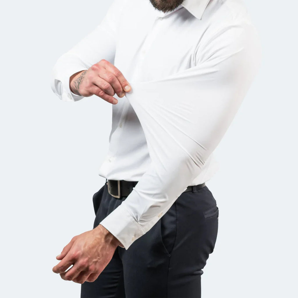 The "Limitless" Commuter Shirt - 4-Way Stretch & Non-Iron