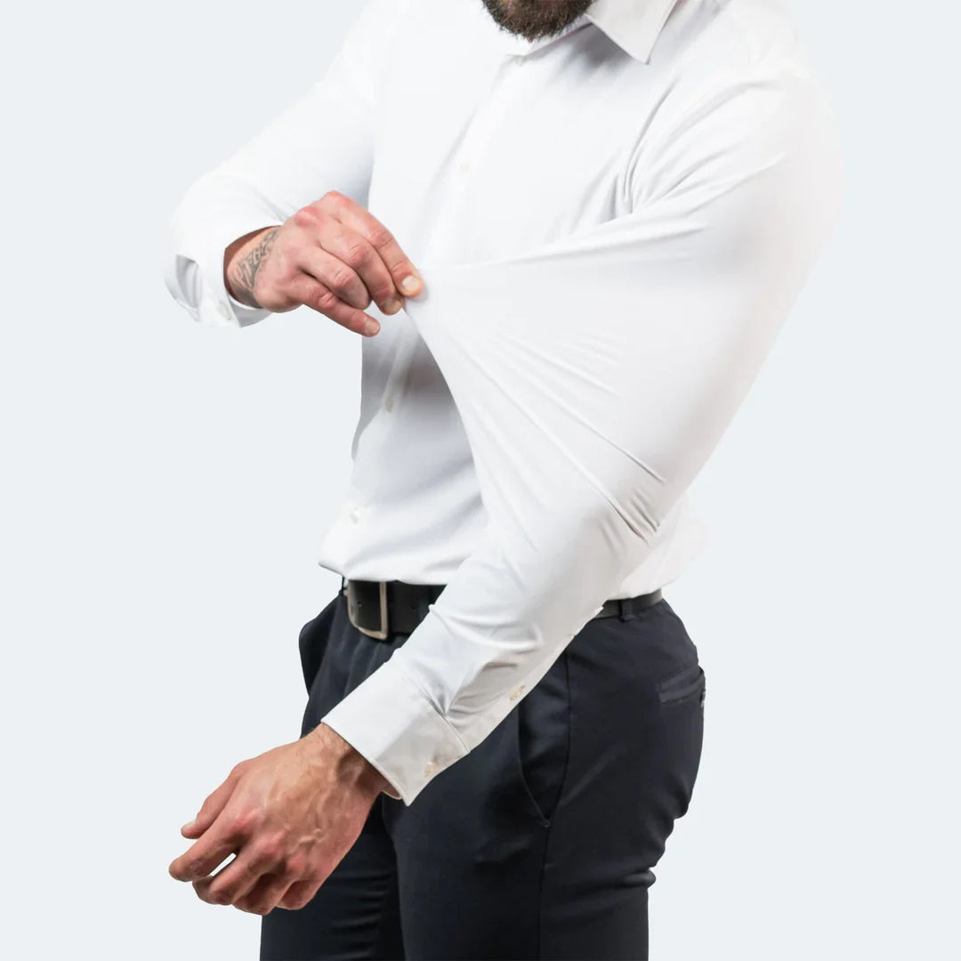 The "Limitless" Commuter Shirt - 4-Way Stretch & Non-Iron