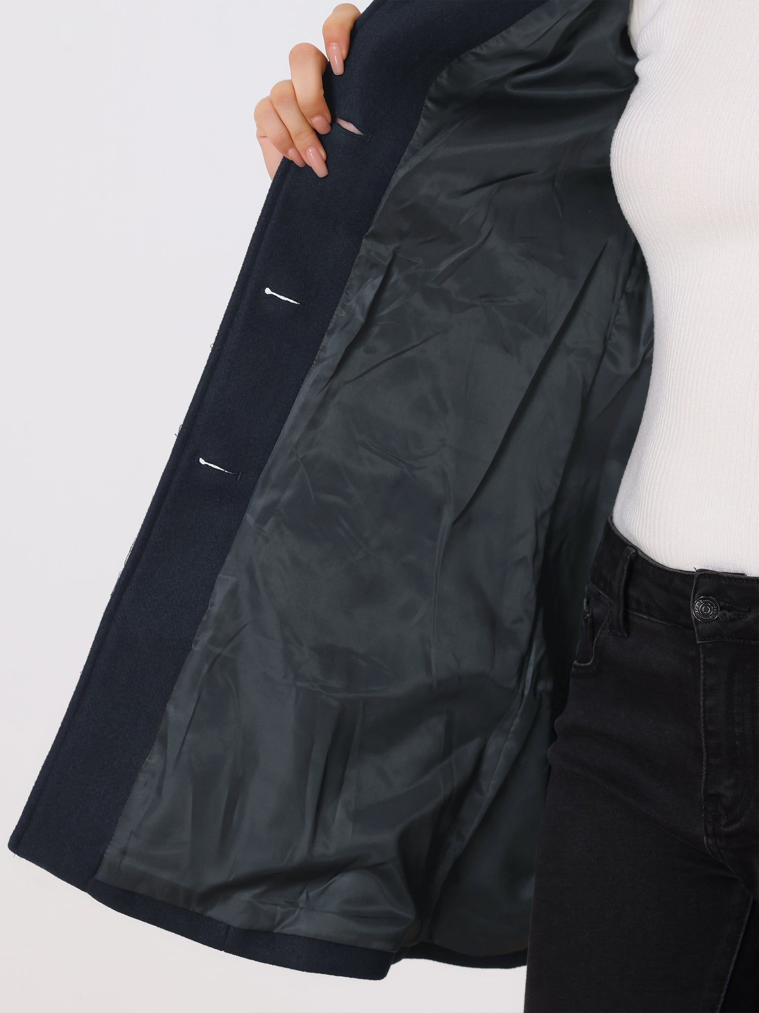 Josephine Women's Single Breasted Winter Trench Coat